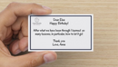 Vancouver Best Cookies - Gift Card with Handwritten Message in Envelope - 