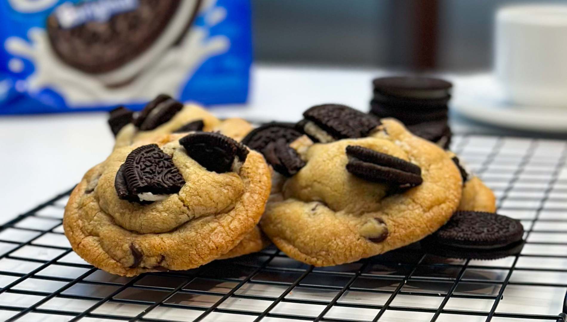 Oreo Stuffed Cookies