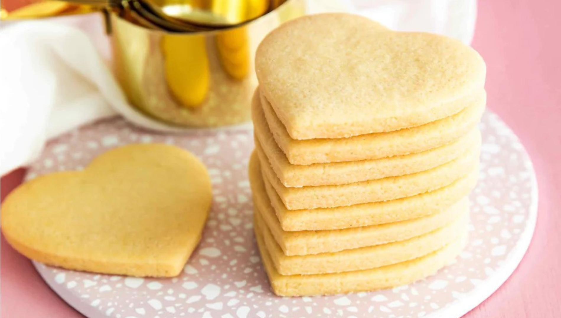 Heart Shortbread Cookies