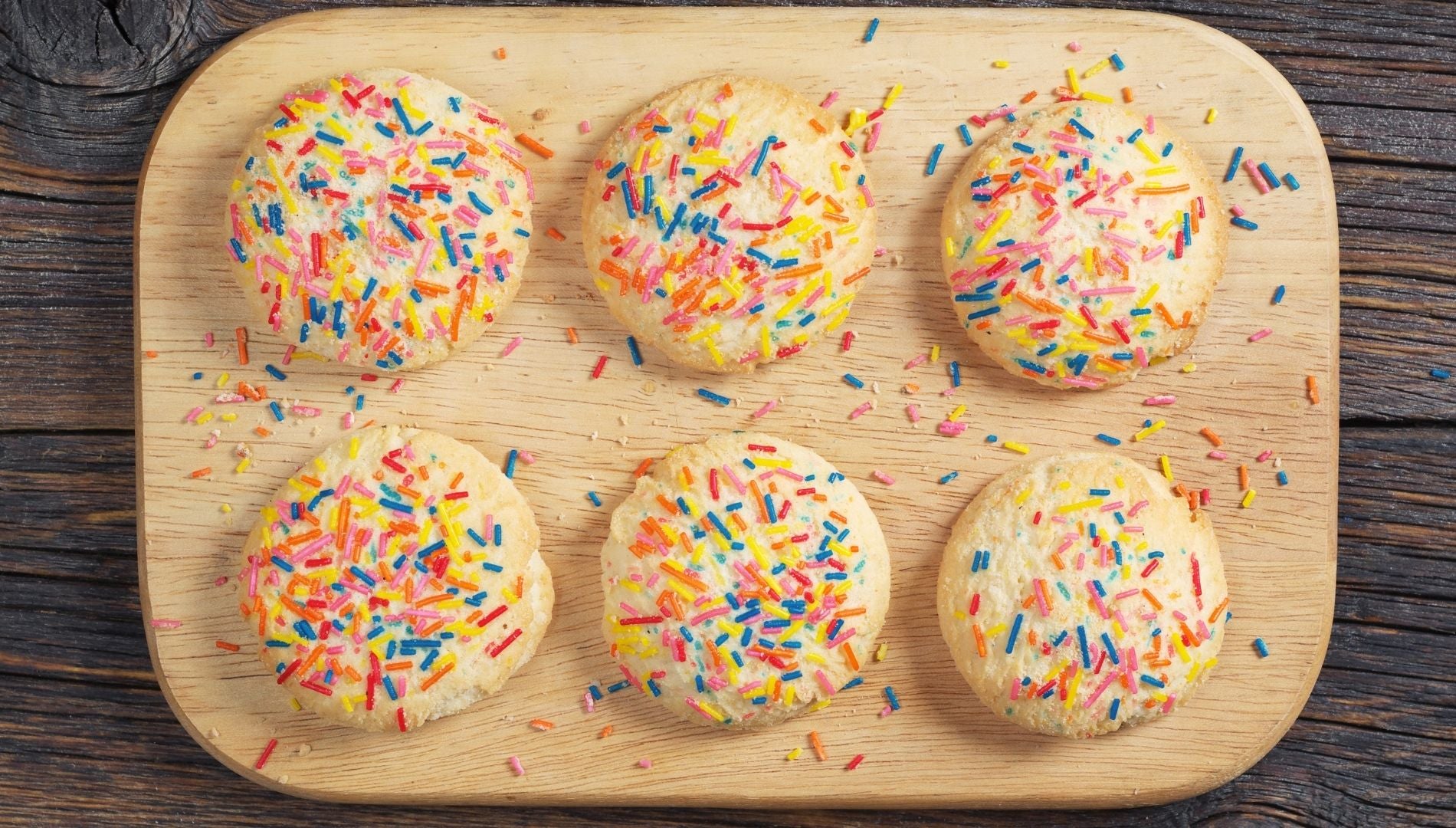 Vegan Birthday Cake Cookies