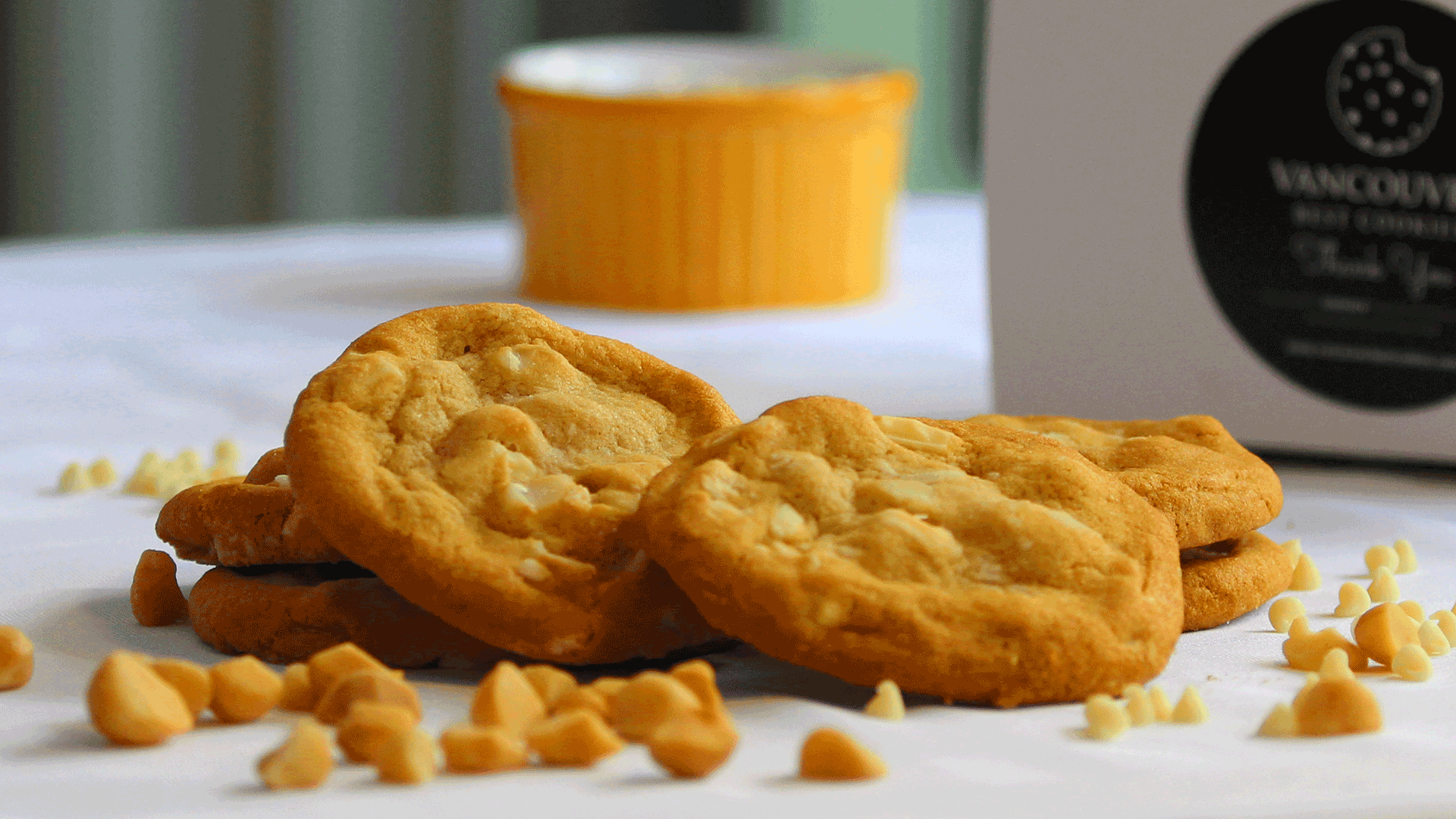 Vancouver Best Cookies - Macadamia & White Chocolate Cookies - Macadamia White Chocolate Gourmet Cookie